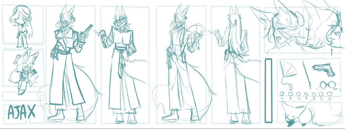 Full body sketch